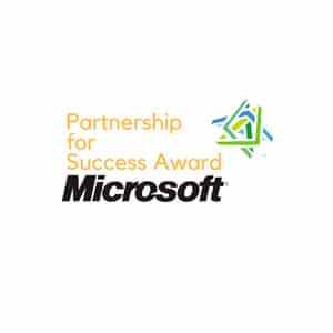 Partnership for success award-2012