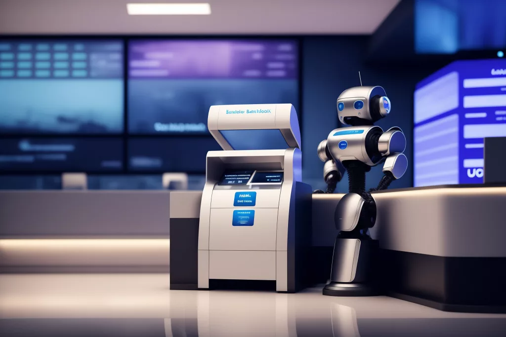 Robot Bank Teller
